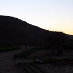 Rancho San Gregorio at dusk